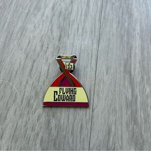 Flying coward Captain Hook pin